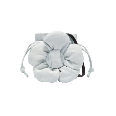 THE DAISY DENIM DRAWSTRING MINI BAG